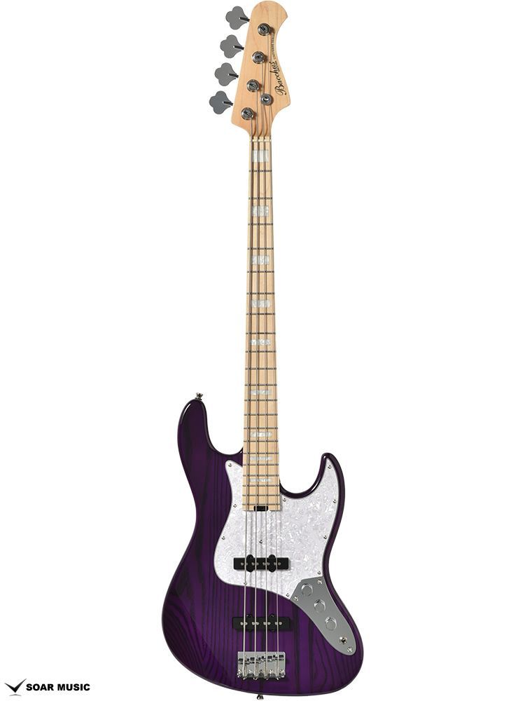 Bacchus バッカス WJB-750M-ASH STP (シースルーパープル) アッシュボデイ メイプル指板 Universe Series ユニバースシリーズ ジャズベース エレキベース