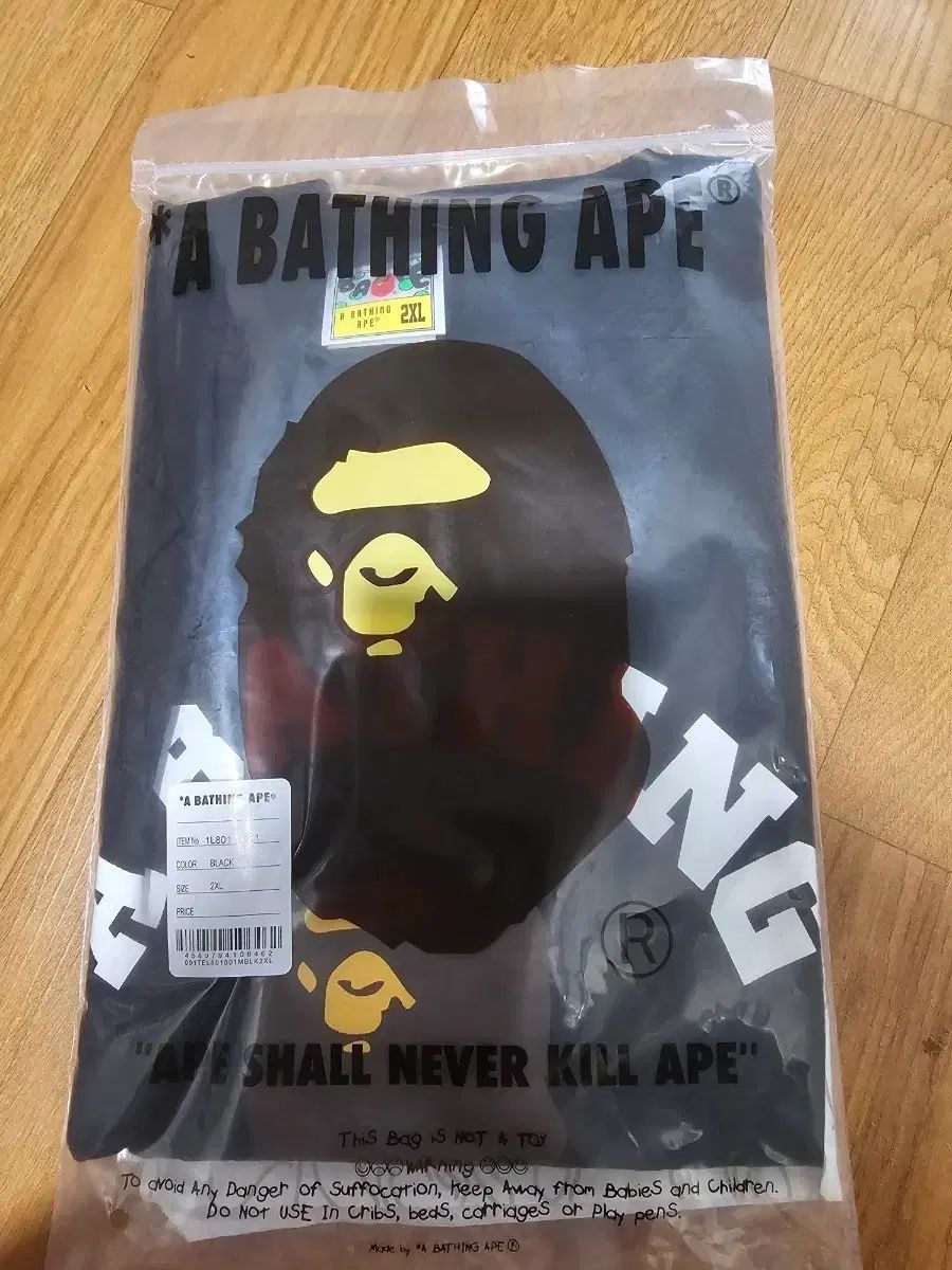 アベイシングエイプ 黒 Tシャツ 2XL