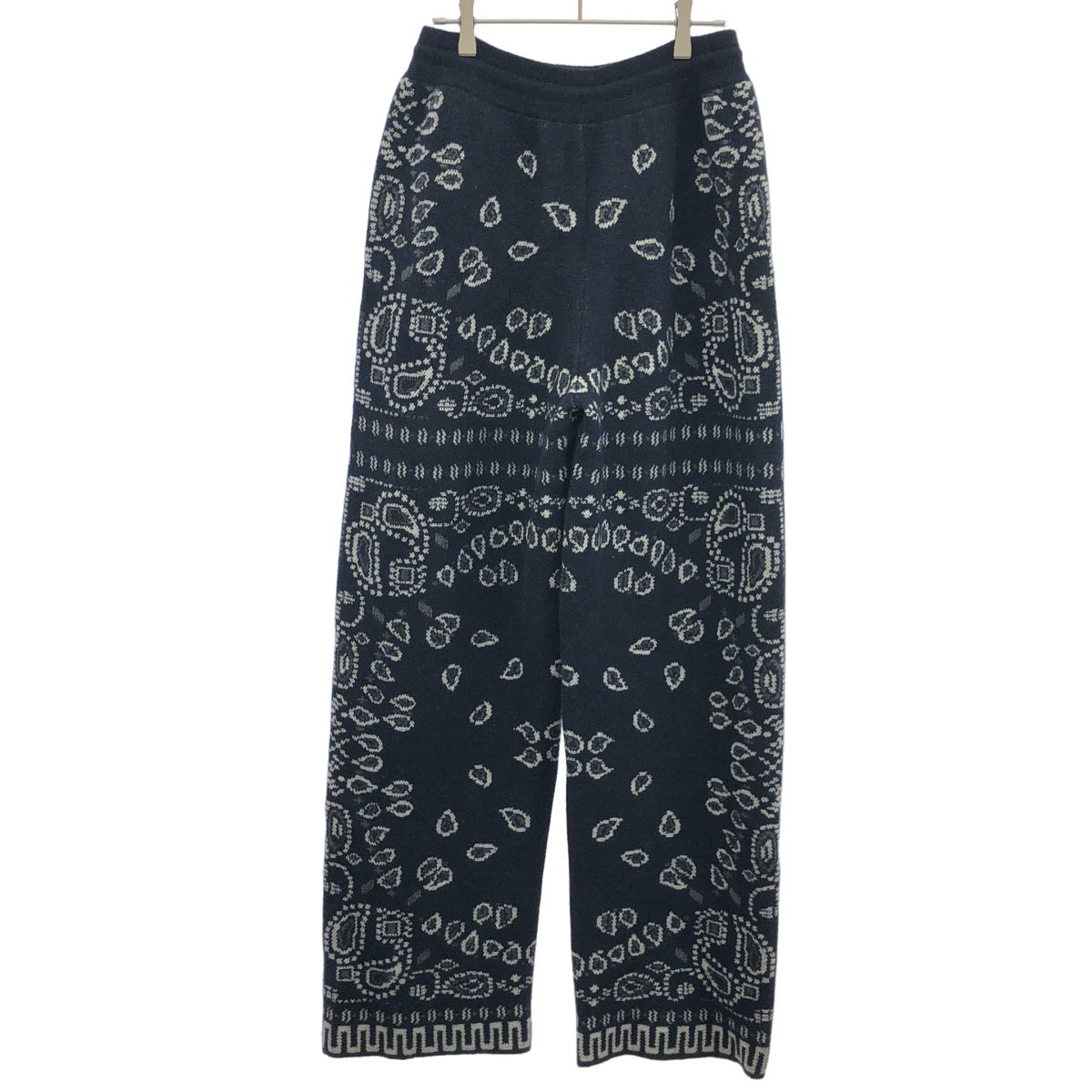ALANUI アラヌイ バンダナジャガード ニットパンツ LMHG001F22KN001 ネイビー L 33,150円