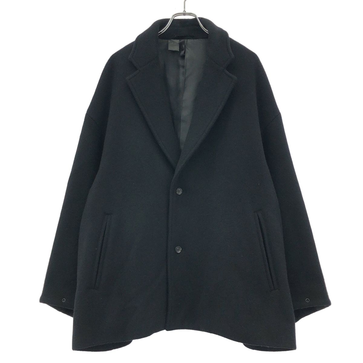 N.HOOLYWOOD エヌハリウッド 21AW CHESTER FIELD COAT ショートコート 2212-C002-007 ブラック 38