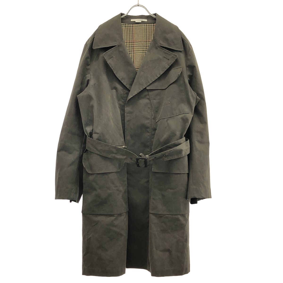 STELLA McCARTNEY ステラ マッカートニー オイルド ロングトレンチコート 482235 SJN16 カーキ 52
