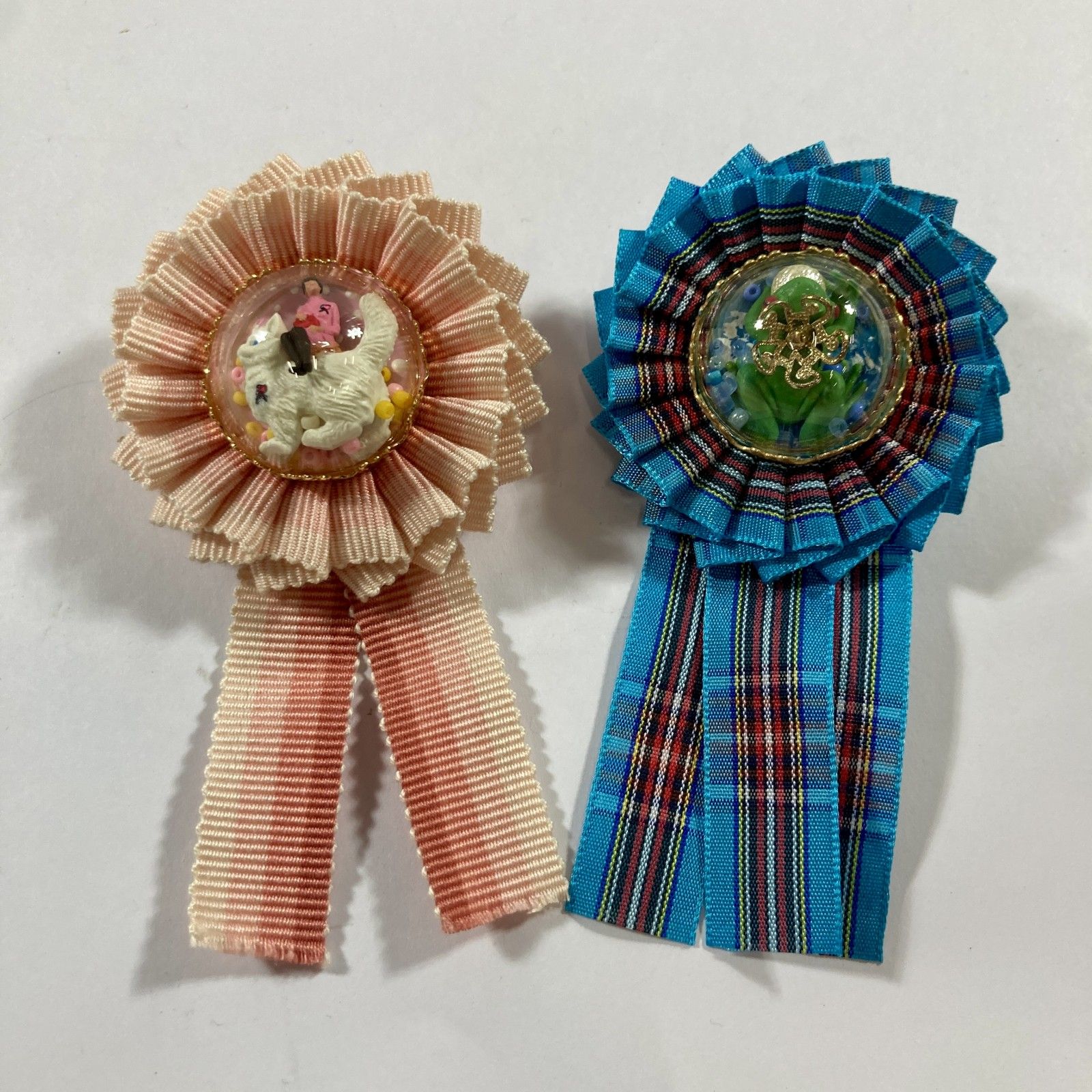 ☆ A fabulous day ロゼット ブローチ ガーリー ロリータ ハンドメイド 