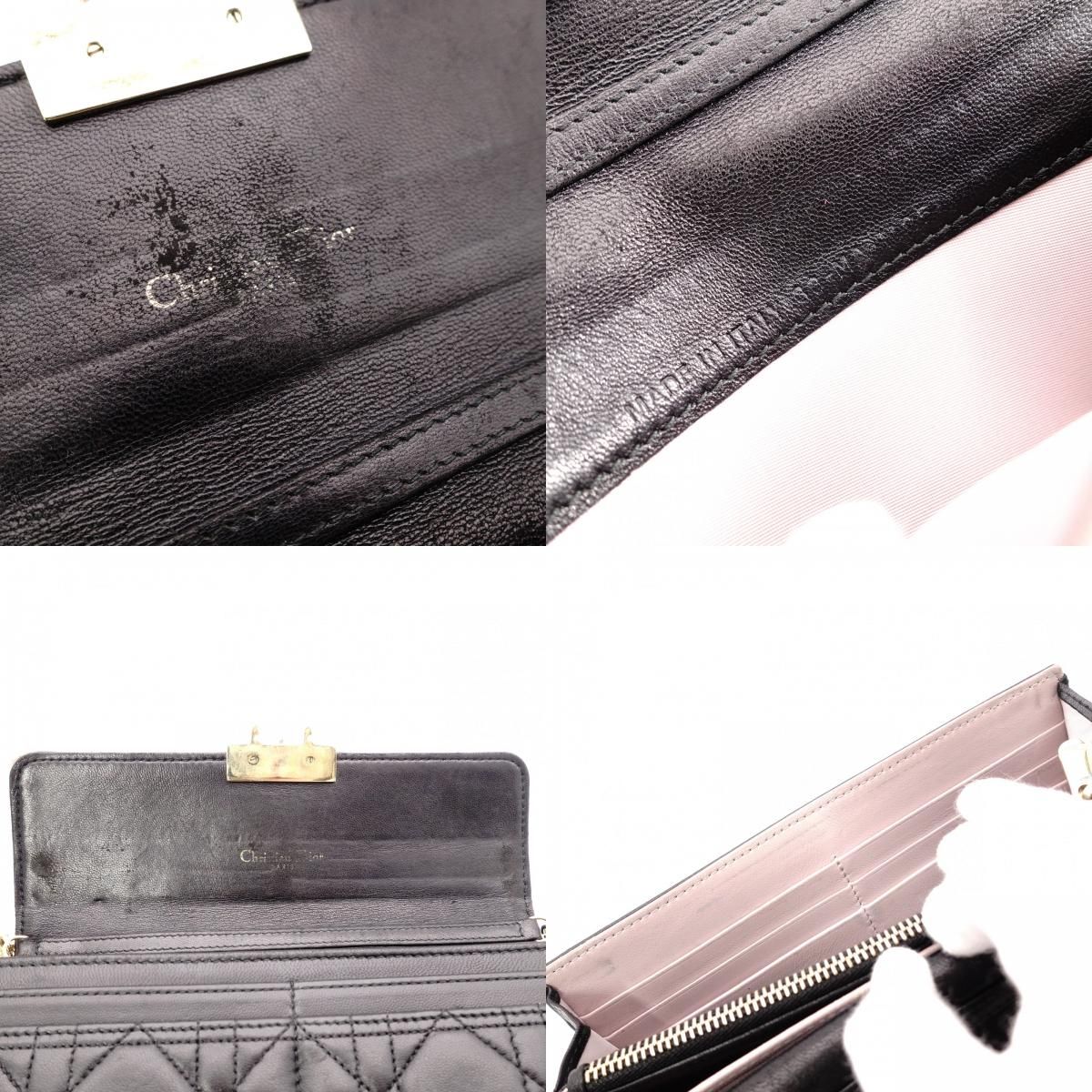 Christian Dior クリスチャンディオール チェーンウォレット ミス 
