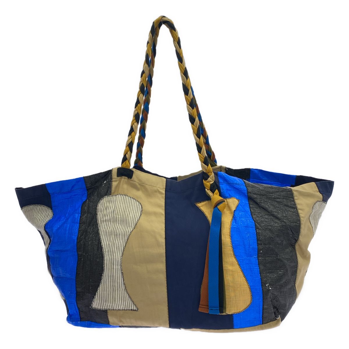 KHOKI コッキ 23AW Color-block vinyl bagパッチワークトートバッグ 23aw-bg-02 ミックス