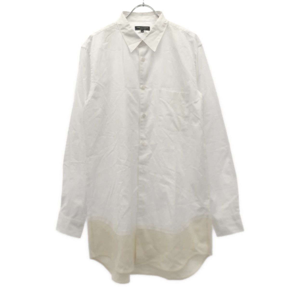 COMME des GARCONS HOMME PLUS コム デギャルソンオムプリュス 15SS ロングシャツ ホワイト アイボリー S