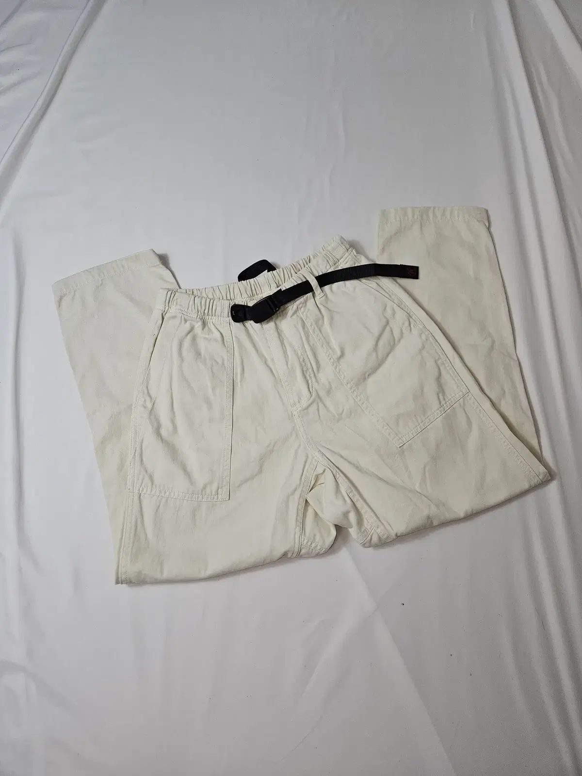グラミチ ルーズ テーパード ワークパンツ ベルト付き ズボン XS (ほぼ新品)