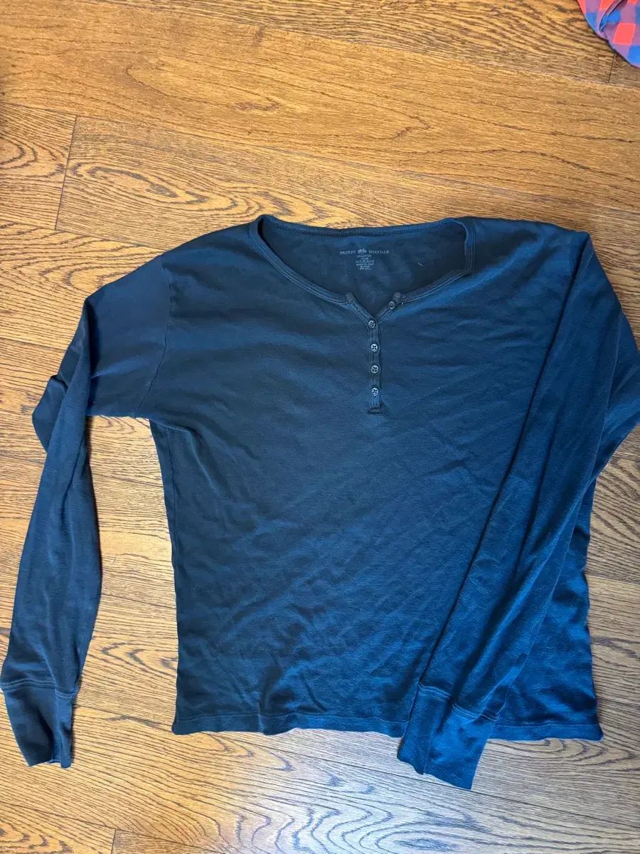 ブランディー メルビル ネイビー ヘンリーネック 長袖Tシャツ ロングスリーブ