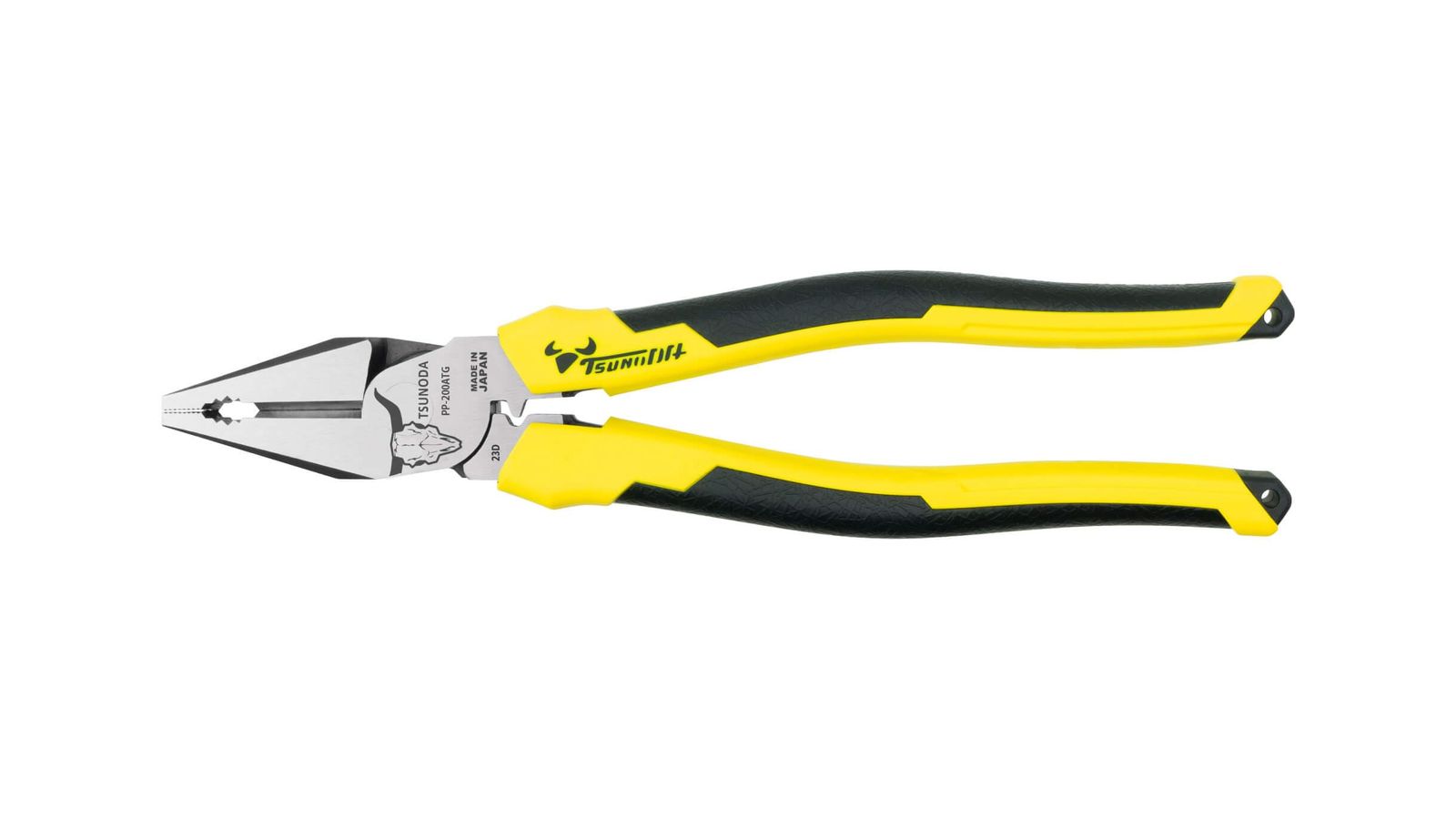 TSUNODA(ツノダ) 電工パワーペンチ 200mm 圧着機能付 偏芯 電気工事 PP-200ATGkk 5,147円