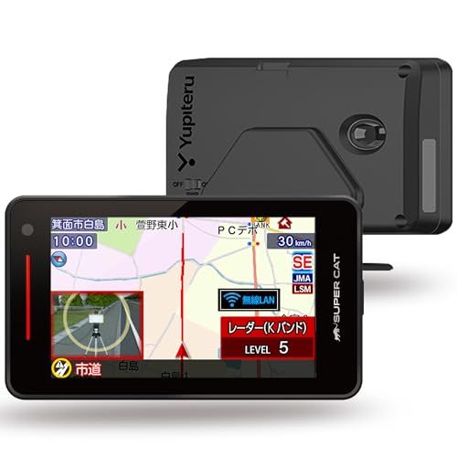 ユピテル(Yupiteru) レーザー&レーダー探知機 YK-2000A 無線LAN搭載 スマートフォンで自動更新 3.6インチワンボディ JMA-520 401 MSSS 日本製 簡易パッケージ＆WEB取説kk
