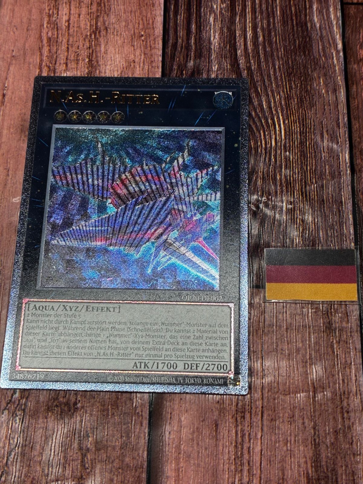 遊戯王 ドイツ版 EU版 N・As・H Knight レリーフ