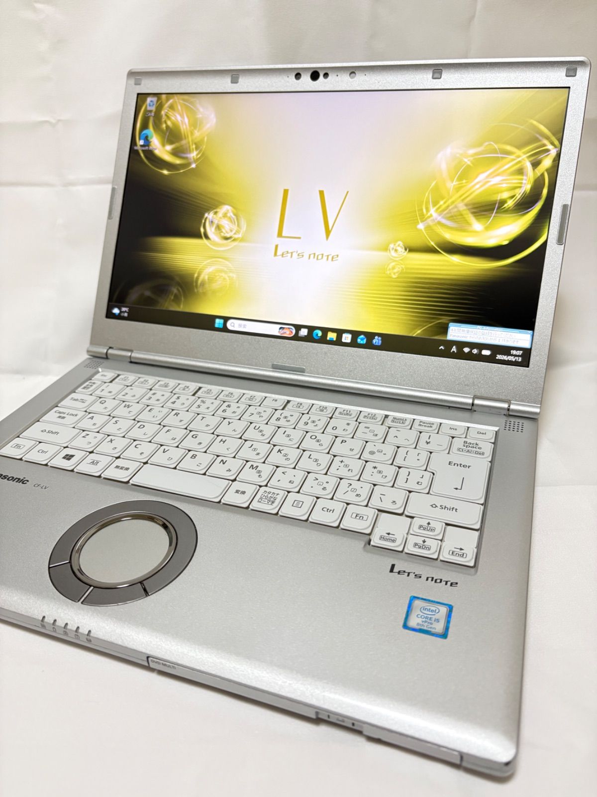 【良品・バッテリー良好・大画面】Let’s note CF-LV7 8世代 i5 SSD256GB メモリ8GB Windows11 Panasonic レッツノート すぐ使える