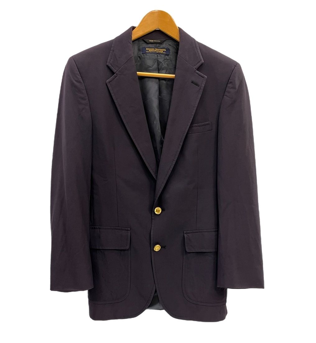 メンズ 80s USA製 brooks brothers 紺ブレ ジャケット ブレザー