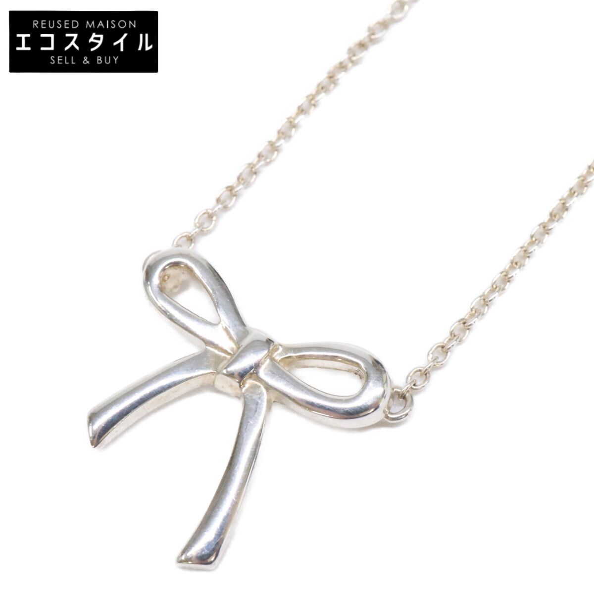 TIFFANY&Co.　ティファニー　【美品】AG925 ボウ リボン