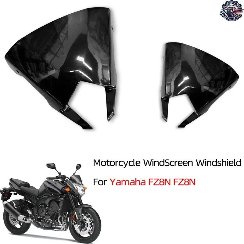 ヤマハ FZ-8N FZ8N FZ8 2010-2017 オートバイ ABS ハイウェイ スポーツ ウインドスクリーン ウインドシールド バイザー デフレクター フェ