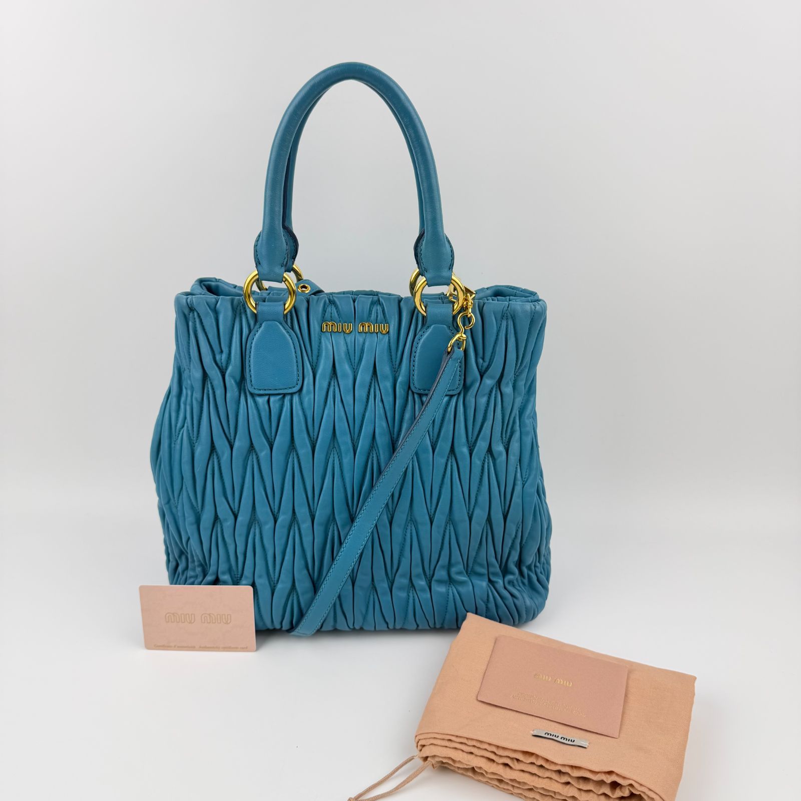 中古】MIU MIU ミュウミュウ マテラッセ ハンドバッグ ショルダー 