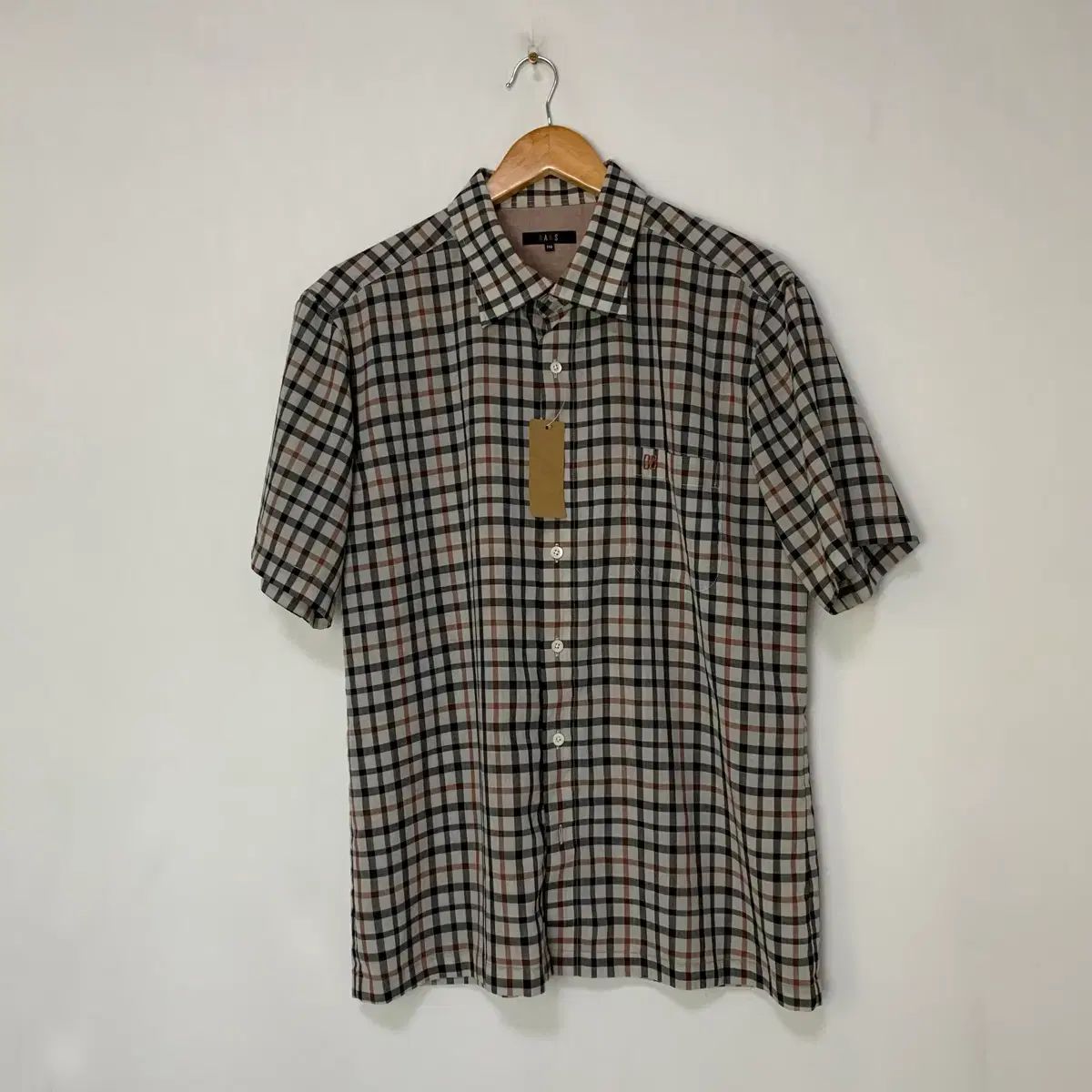 DAKS ノヴァチェック 半袖シャツ オーバーサイズ 110 ユニセックス
