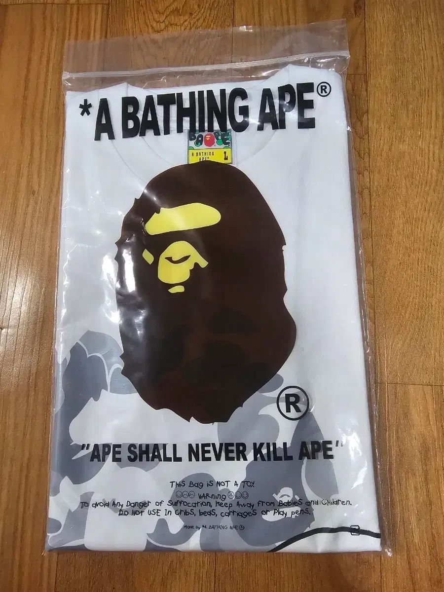 A Bathing Ape ベイプ 半袖 Tシャツ 白 L