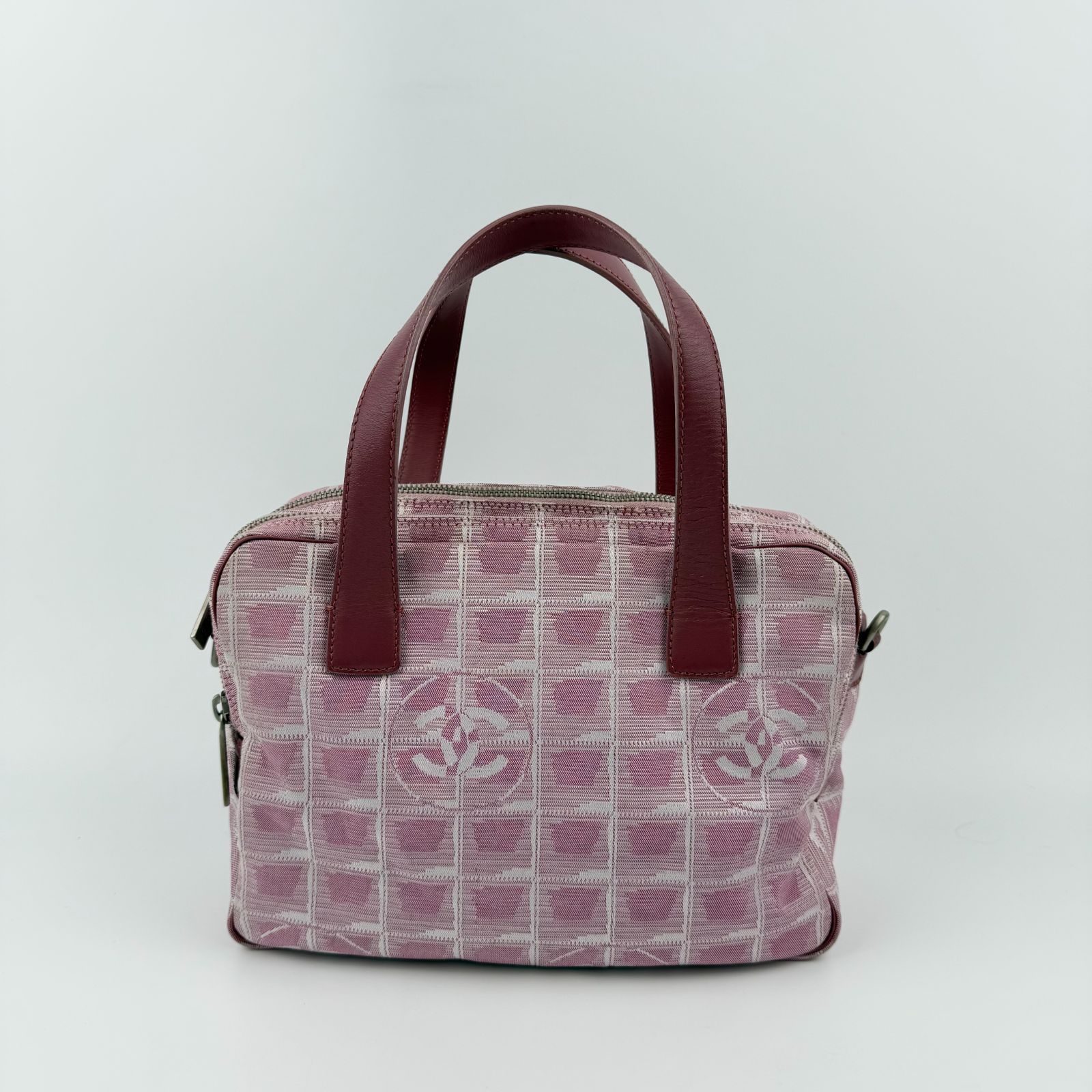 中古】CHANEL シャネル ココマーク ニュートラベル ショルダーバッグ 