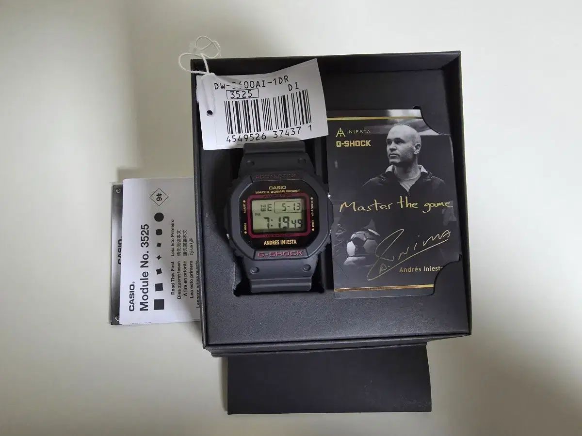 カシオ G-SHOCK DW 5600 イニエスタ 限定モデル