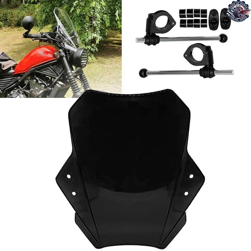 オートバイ用ウインドスクリーン ウインドシールド ヤマハ MT09 MT07 R1 R3 YS250 K 1600 GTL XL600V VFR 80 CBF500 GN125-2F R1200RS S100