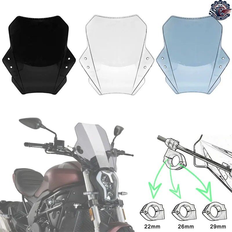 ベネリ 502C レオンチーノ 250 500 BN125 BN300 BN302 オートバイ用ウインドスクリーン ウインドシールド タイガー 1200 XRX タイガー 800