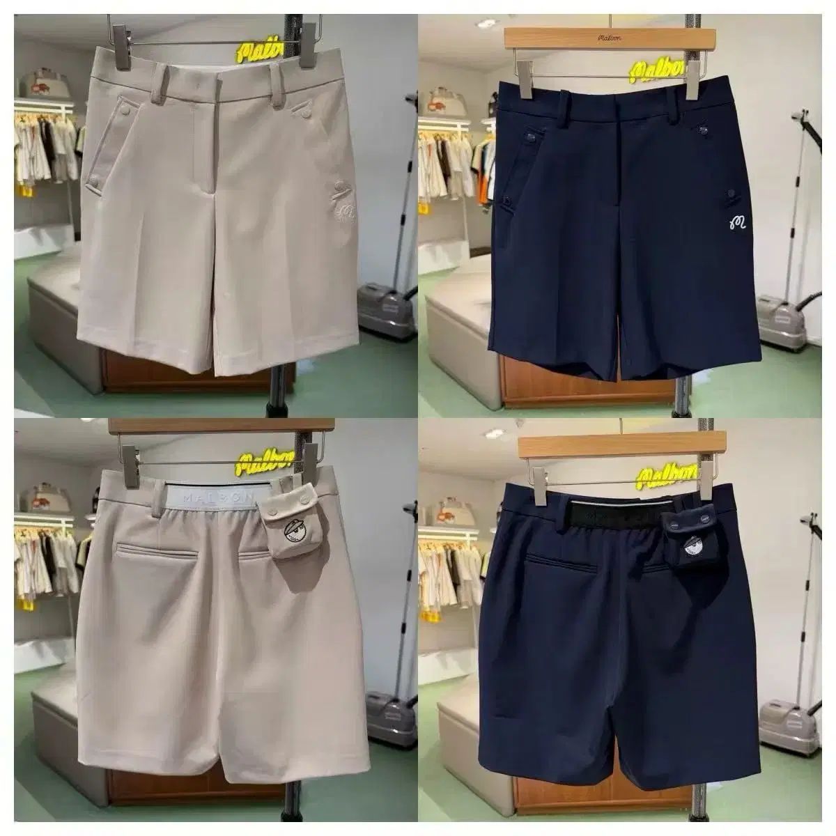 マルボンゴルフ レディース Classic ストレート ハーフパンツ