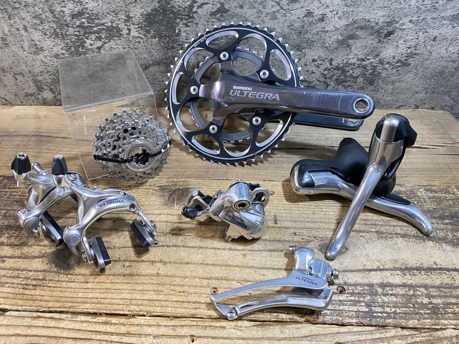 JQ116 シマノ SHIMANO アルテグラ ULTEGRA 6600 コンポセット (FD.RD.FC.BR.CS.ST) 175mm 50/34T 11-25T SS