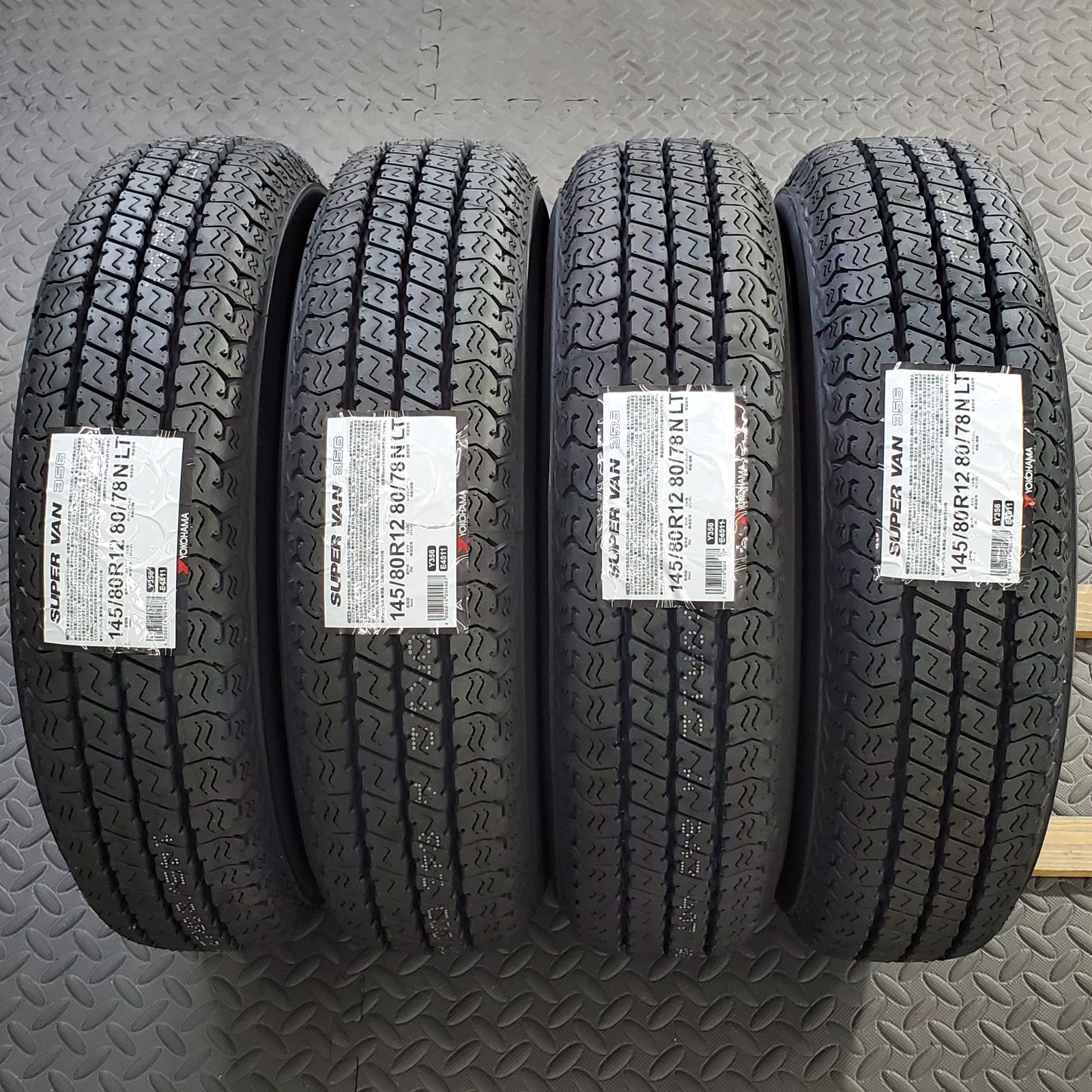 26年製 新品タイヤ 145/80R12 80/78N LT ヨコハマ スーパーバン356(夏 26年製 新品タイヤ 145/80R12 80/78N LT ヨコハマ スーパーバン356(夏