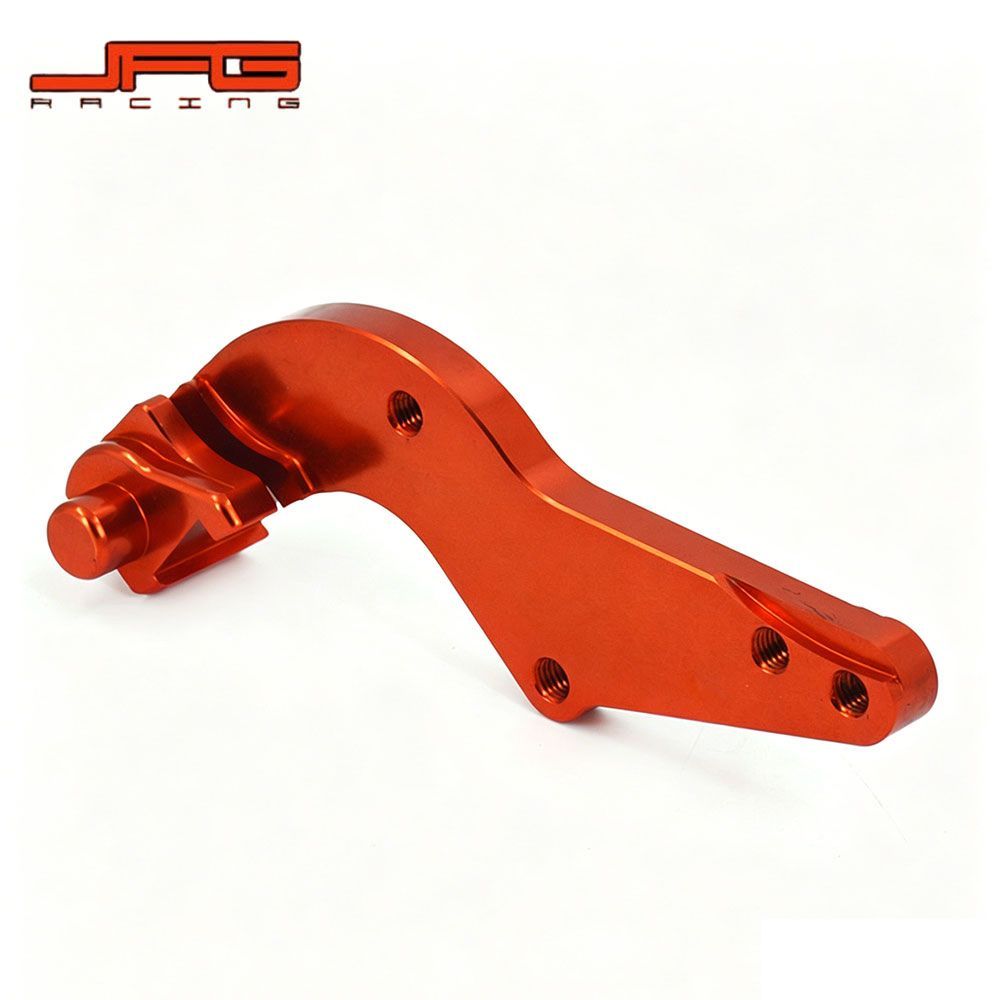 【ホンダ 320mm ディスクブラケット】 キャリパーアダプター CR125/250・CRF250R/X・CRF450R/X 専用 6061-T6アルミ CNC削り出し レッド