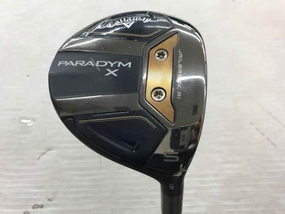 キャロウェイ　PARADYM X　18度　VENTUS TR 5 for Callaway　SRフレックス　フェアウェイウッド　中古【最短即日発送】