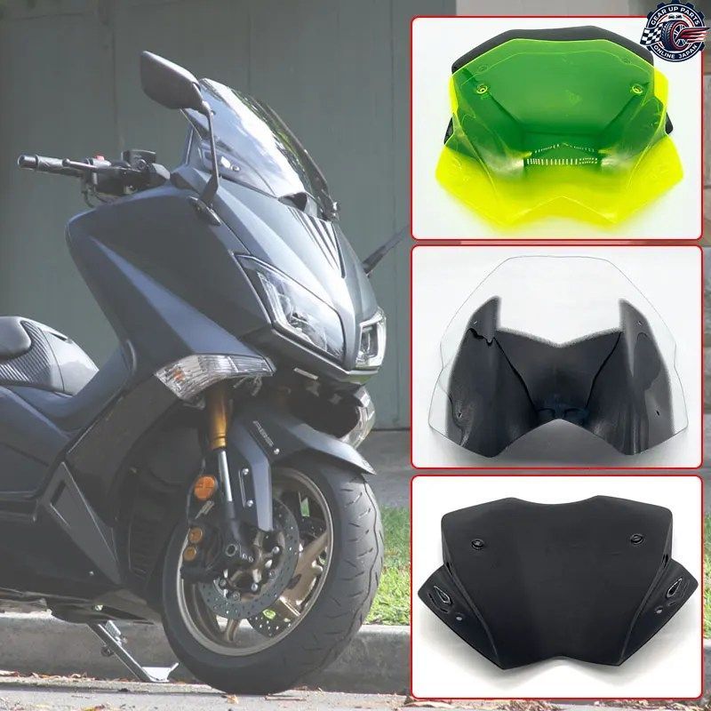 TMAX-530 オートバイ用ウインドシールドスポイラー ヤマハ 2012 - 16 バブル TMAX530 ウインドスクリーン