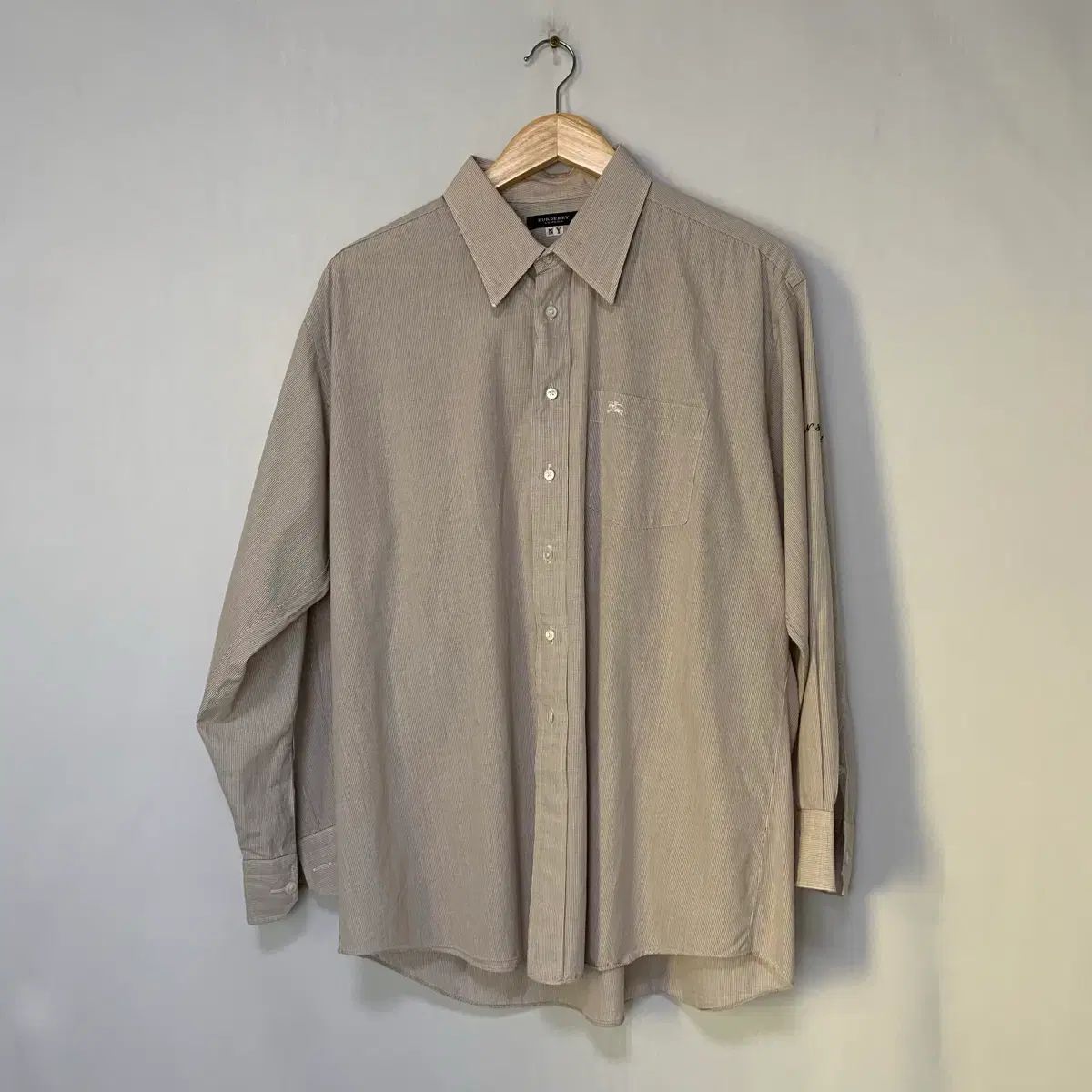 BURBERRY LONDON ピンク ブラウン ベージュ CHECK 長袖 シャツ ユニセックス