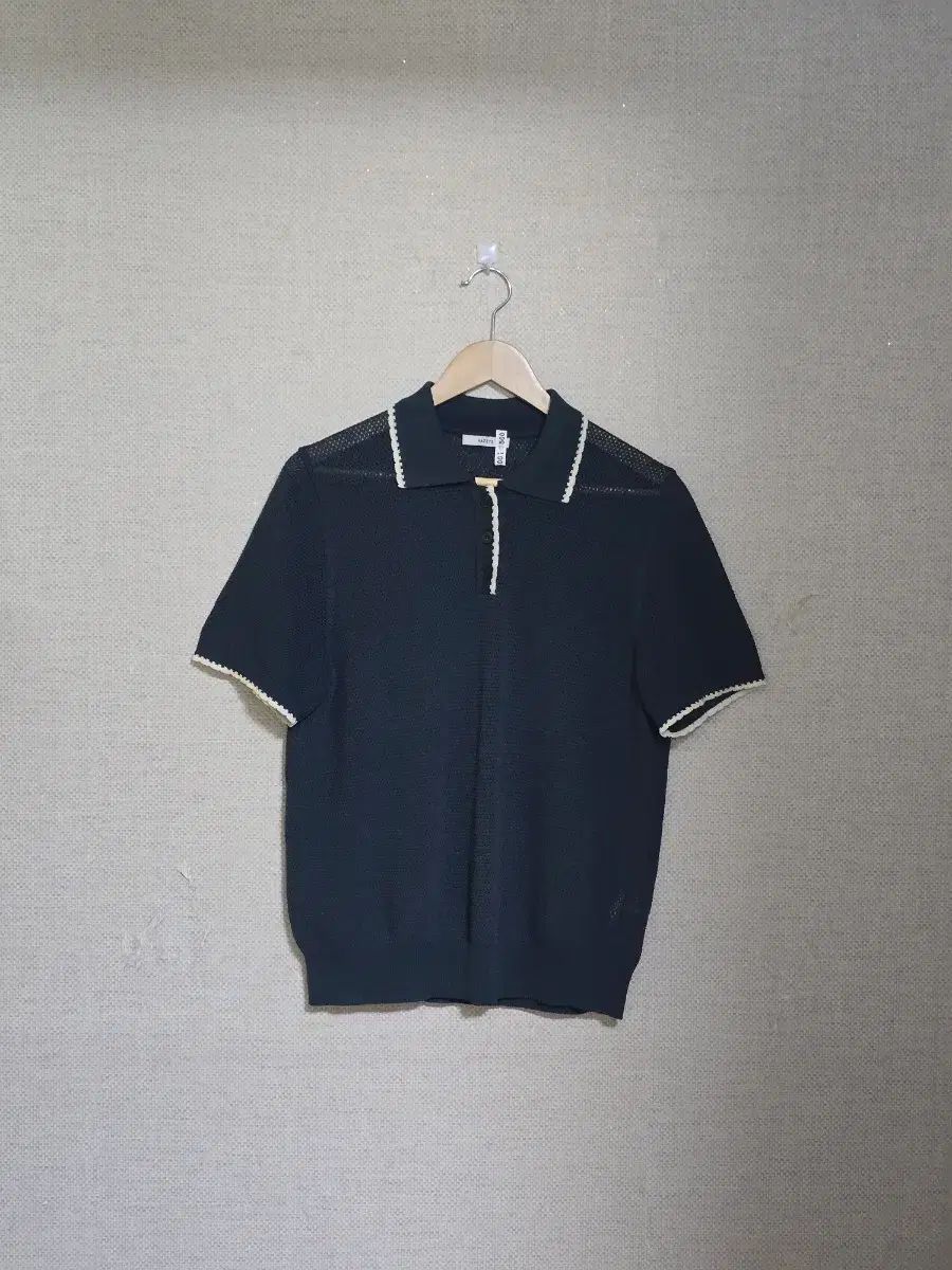 HAZZYS ヘジス サマー 半袖 ニット Tシャツ (55 66)