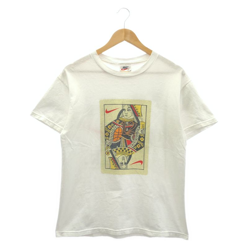 【中古】NIKE QUEENトランプＴシャツ S ナイキ[92]