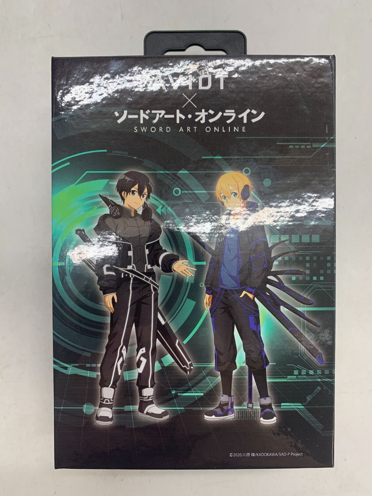 中古 AVIOT ワイヤレスイヤホン TE-D01v-SOB ソードアート・オンラインコラボモデル