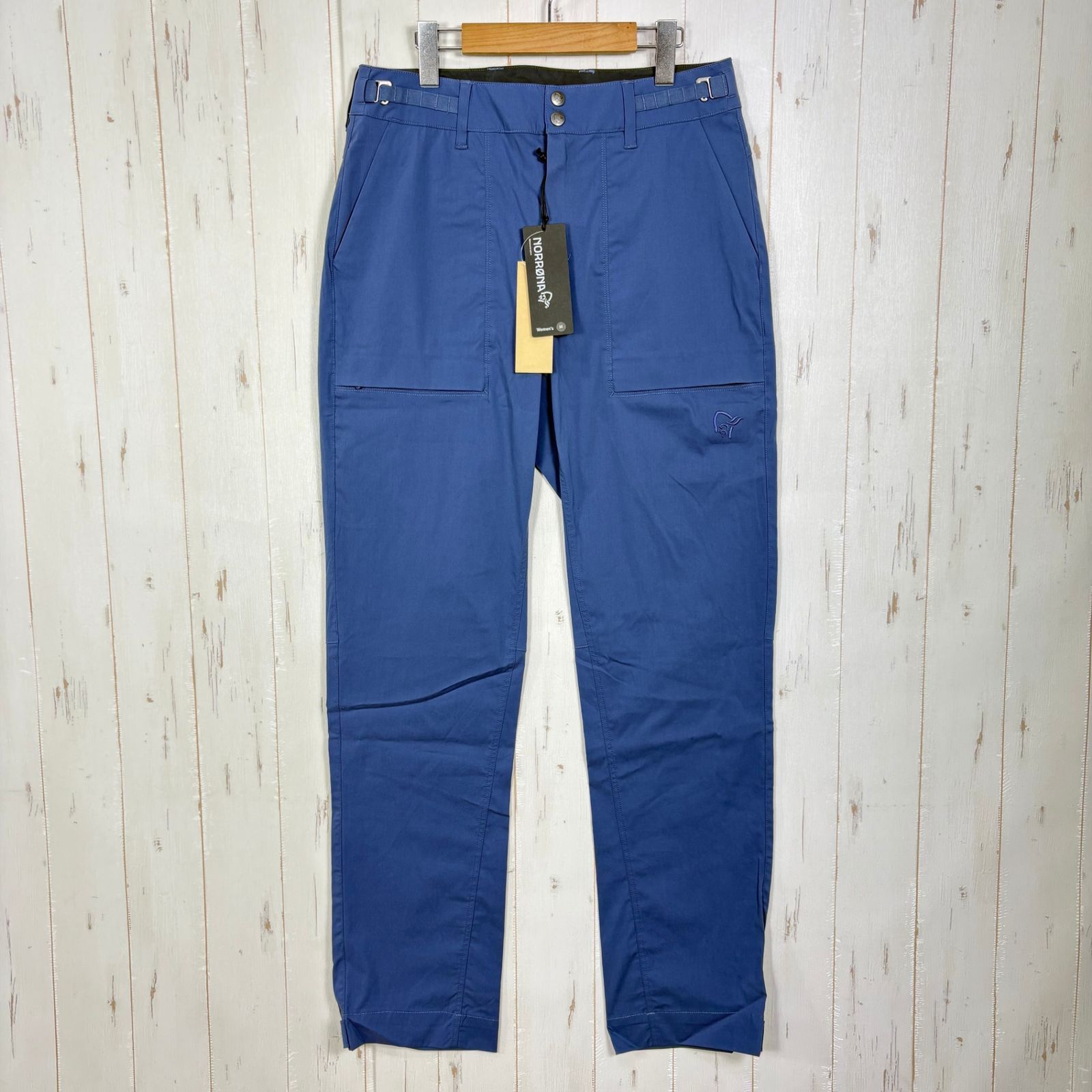 ✉️Women's M ブルー系 Norrona ( ノローナ ) フェムンド ライト コットン パンツ W's Femund Light Cotton Pants W's 2632-24 2308 Vintage indigo z000582