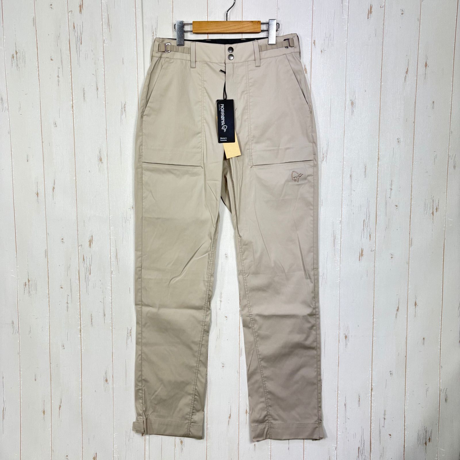 ✉️Women's M ベージュ系 Norrona ( ノローナ ) フェムンド ライト コットン パンツ W's Femund Light Cotton Pants W's 2632-24 9001 Pure Cashmere z0005826