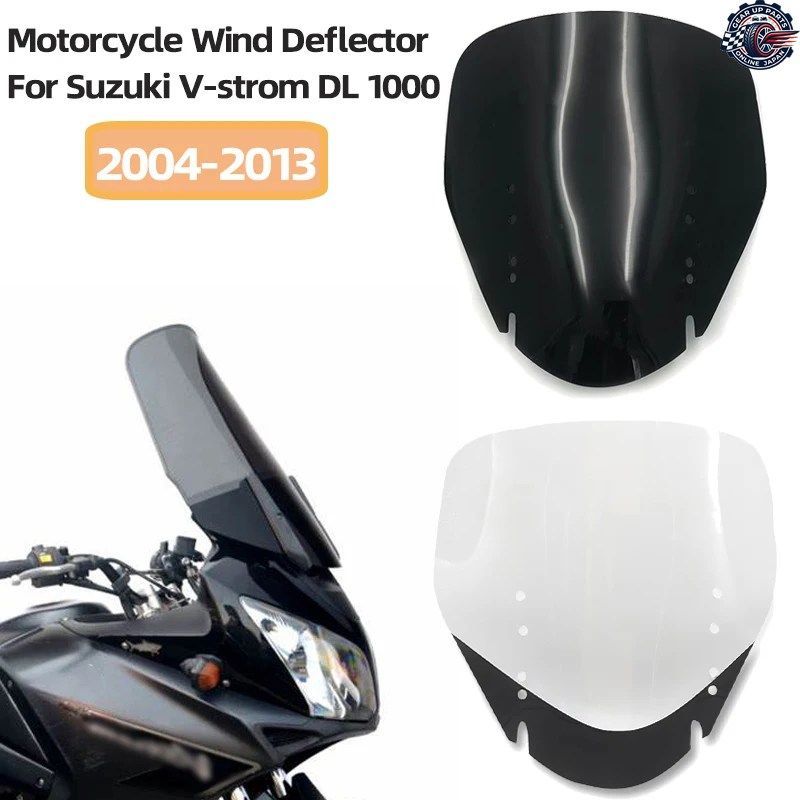 VSTROM VSTROM DL1000 2004-2013 オートバイ用ウインドスクリーン ハイウェイウインドシールド ウインドディフレクター プロテクター シー
