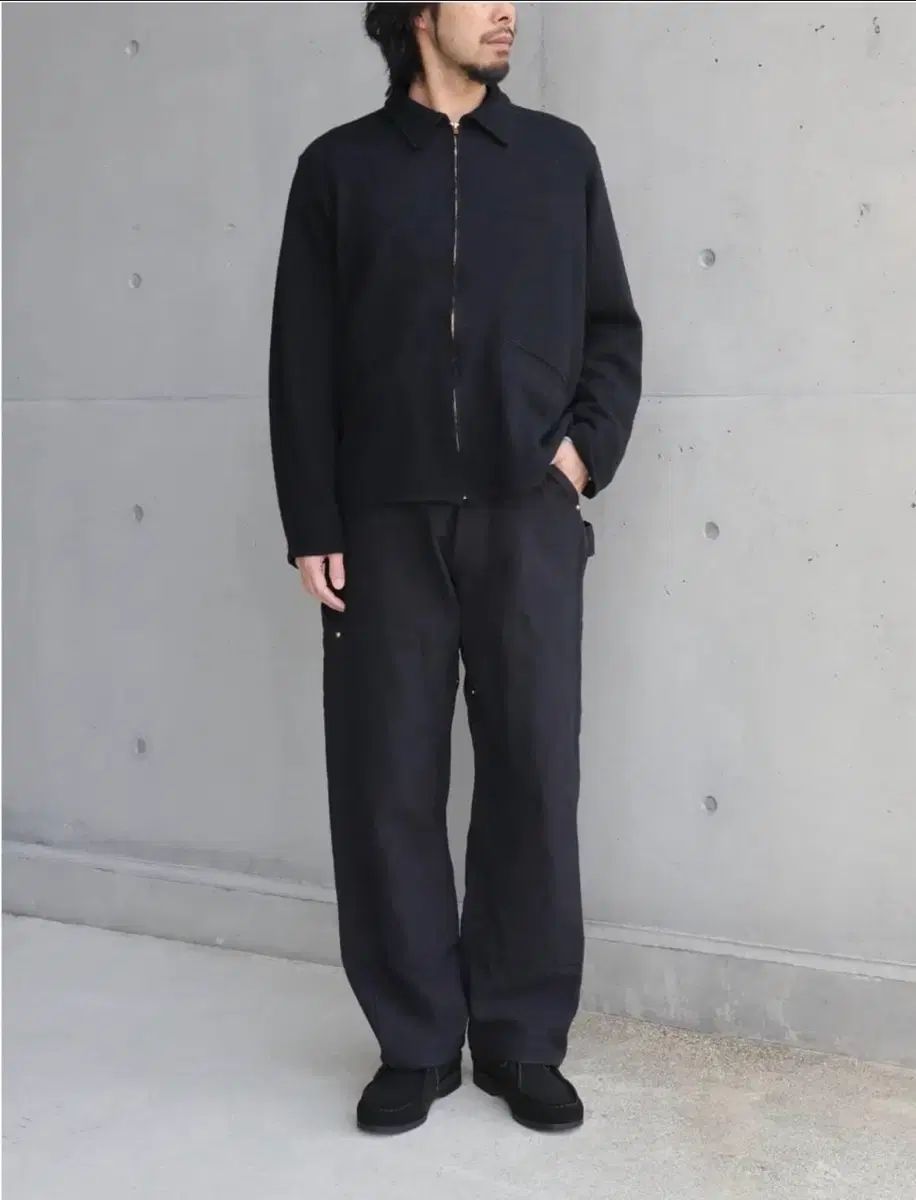 コモリ シルクネップ ジップショートジャケット 1 サイズ