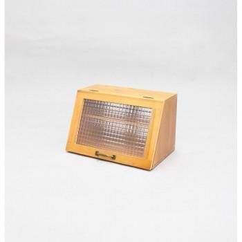天然木桐材の軽量木製Showcase W40H25cm ライトブラウン CFB-402525LB