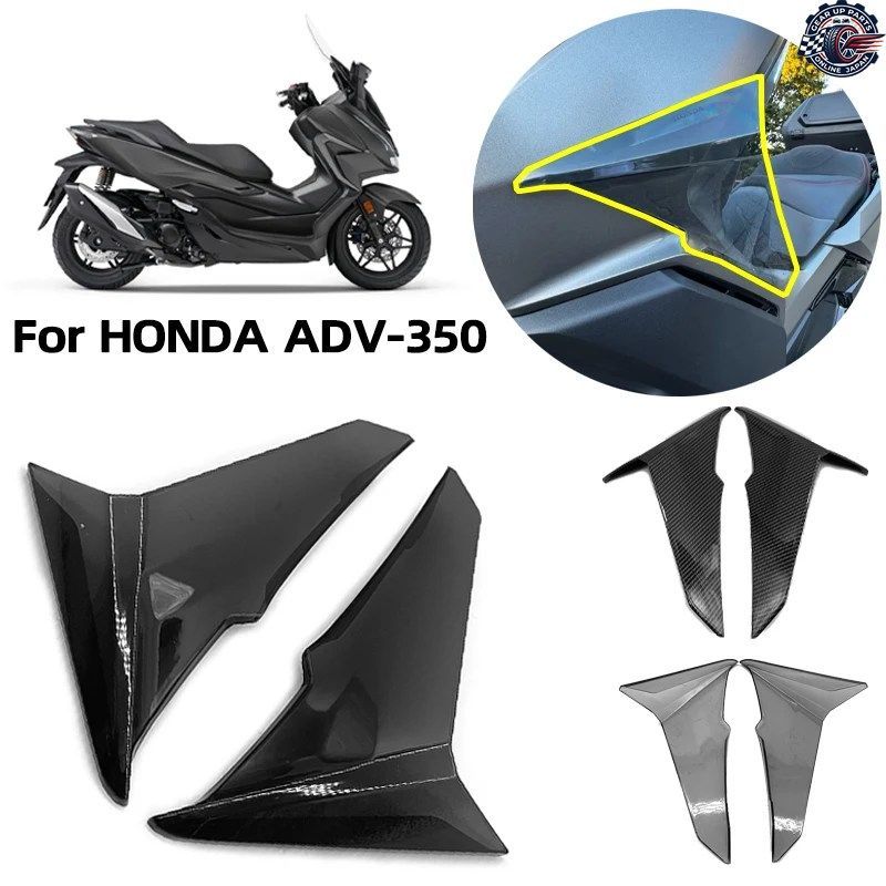 ホンダ ADV-350 2022-2025 モーターサイクル スポーツ サイドスポイラー フェアリング パーツ ウィング ディフレクター ウインドスクリーン