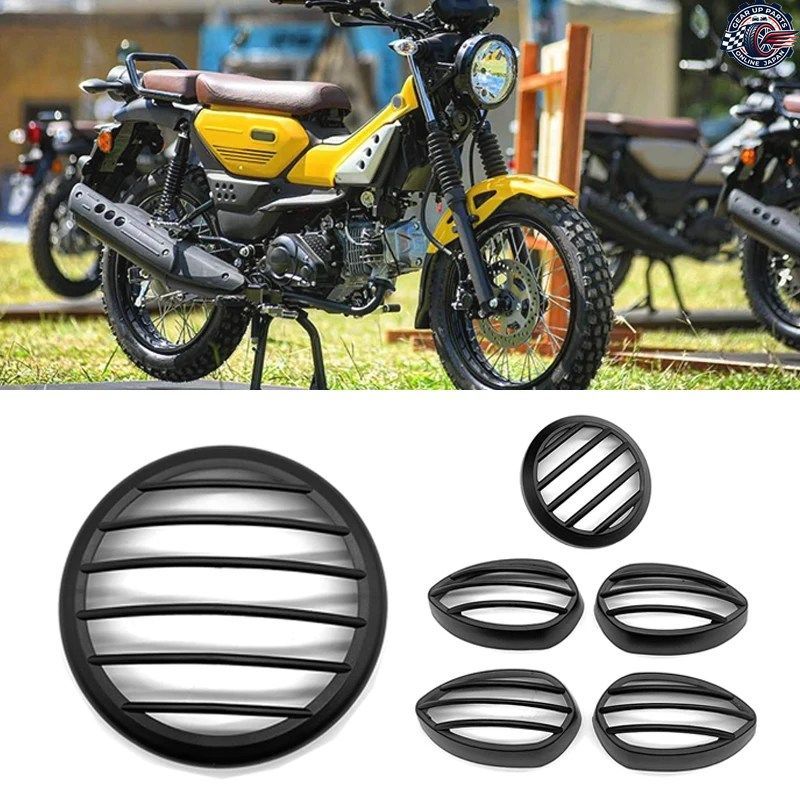フロントヘッドライトターンシグナルグリルカバーガードプロテクターモーターサイクルヘッドランプフェアリングヤマハPG-1 2023-2024