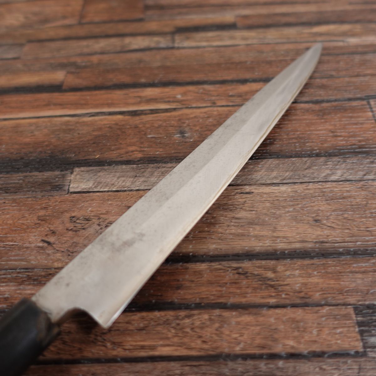 青鋼 柳刃包丁 研ぎ済 刺身包丁 水牛柄 安来鋼 210mm - メルカリ
