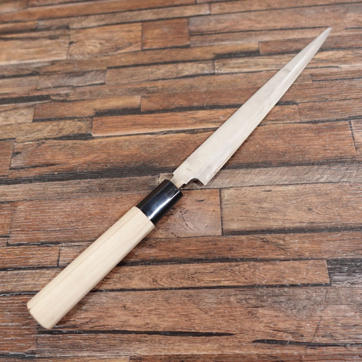 青鋼 柳刃包丁 研ぎ済 刺身包丁 安来鋼 柄新品同様 205mm - メルカリ