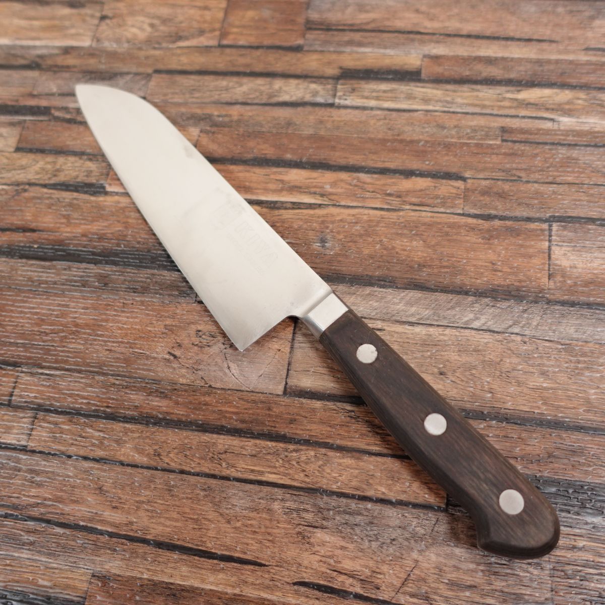 木屋 三徳包丁 研ぎ済 ラグビー 万能包丁 KIYA RUGBY ステンレス 180mm