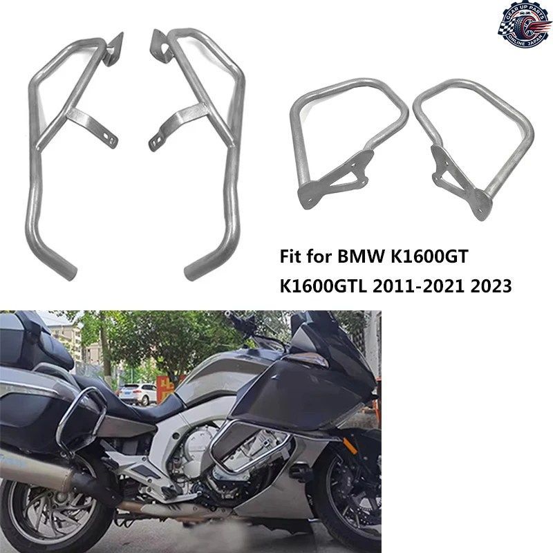 BMW K1600GT 2011-2021 - 23 オートバイ用サドルバッグ クラッシュプロテクターケース プロテクションバー サイドサドルバッグバンパー