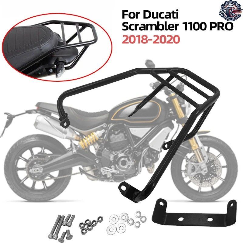 DUCATI SCRAMBLER 1100 PRO 2018 2019 2020 モーターサイクル用スチール製リアテールシートラック 1100 PRO