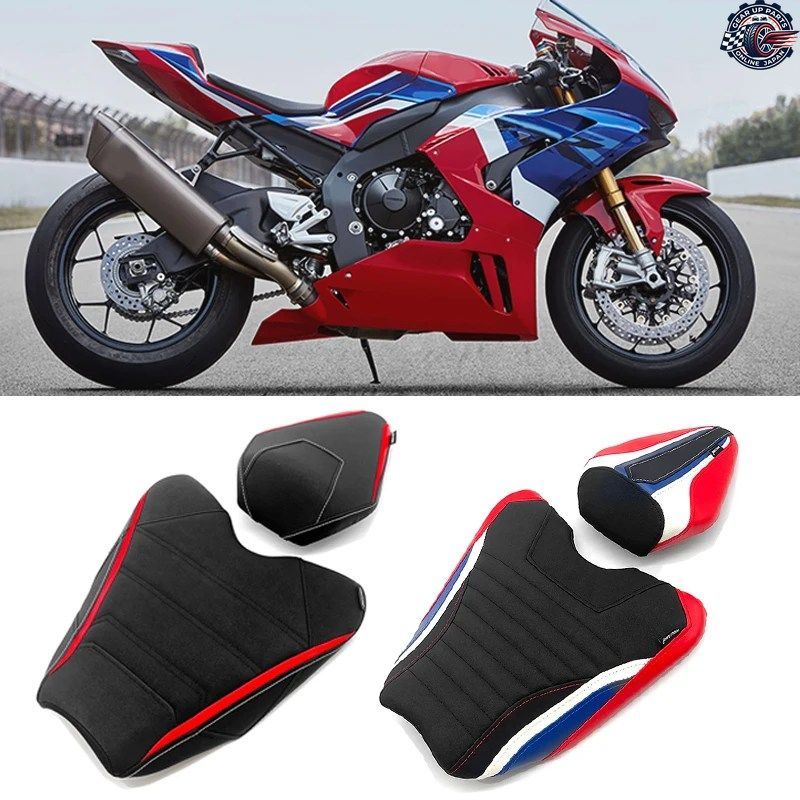 CBR1000RR-R SP オートバイ用リアパッセンジャーフロントシートピリオンパッド合成皮革 ホンダ CBR1000RR-R ファイヤーブレード 2020-2025