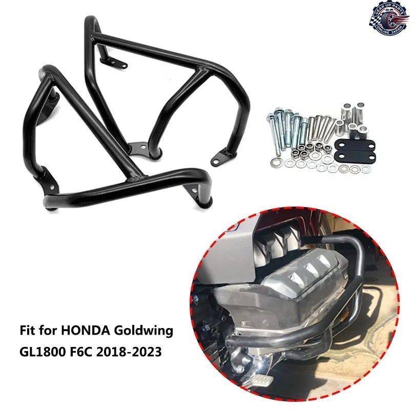 ホンダ ゴールドウイング GL-1800 F6C 2018-2023 オートバイ用ハイウェイクラッシュバー エンジンガード バンパー スタントケージ プロテク