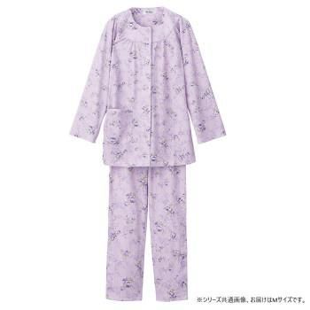 ケアファッション ワンタッチテープ+腰開きパジャマ(婦人) パープル M 3864411